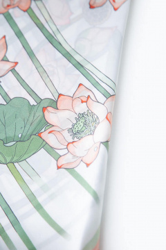 Платок Nelva 8393 молочный-принт - фото 2