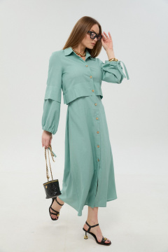 Платье NikVa 944-13 мята - фото 2