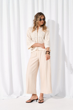 Брюки, бомбер AMUARt 118 молочный - фото 3