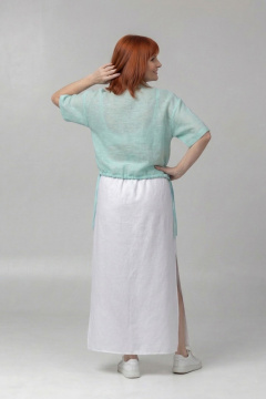 Блуза Соджи 702 голубой - фото 3