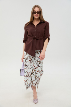 Юбка NikVa 971-12 листья_мультиколор - фото 2