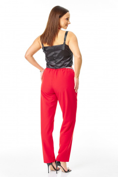 Брюки, топ T&N 7743 черно-красный - фото 5