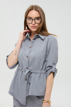 Жакет NikVa 918-14 серый - фото 3