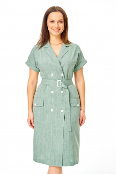 Платье T&N 7749 зелень_меланж - фото 5