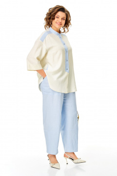 Блуза, брюки Lady Secret 26242 молочно-голубой - фото 2