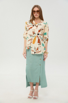 Жакет NikVa 902-16 бохо_мультиколор - фото 5