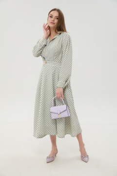 Платье NikVa 962-3 мятные_полосы - фото 3