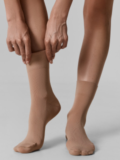 Носки Mark Formelle 275PA-3297/25275PA-1 св.кофейный_000Н_Крашение_полиамид.изделий_(носки - фото 2