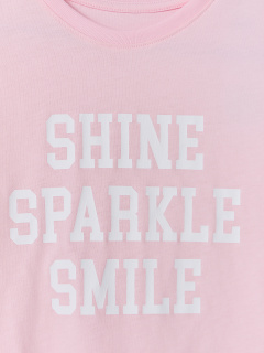 Футболка, шорты Mark Formelle 397769/26-45132П-7 розовый_печать_2_сл_на_пол - фото 2