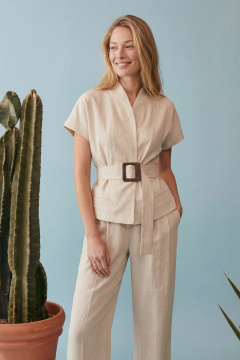 Брюки, жакет Lokka 1891 бежевый - фото 5