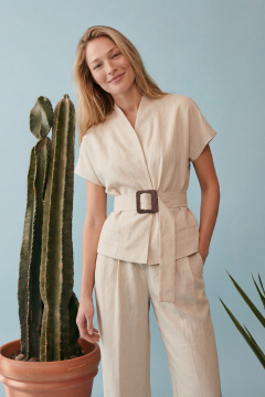 Брюки, жакет Lokka 1891 бежевый - фото 4