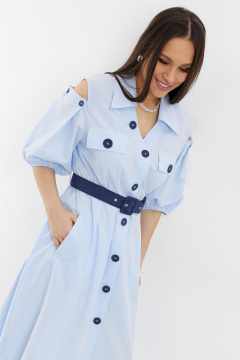 Платье Магия моды 2710 голубой - фото 3