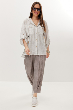 Блуза, брюки Магия моды 2716 серый - фото 2