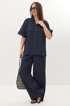Брюки, рубашка Магия моды 2718 синий - фото 3