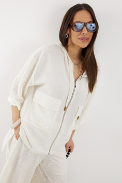 Блуза, брюки Магия моды 2722 молочный - фото 5