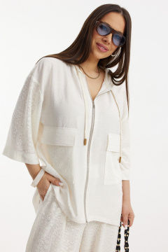 Блуза, брюки Магия моды 2722 молочный - фото 4