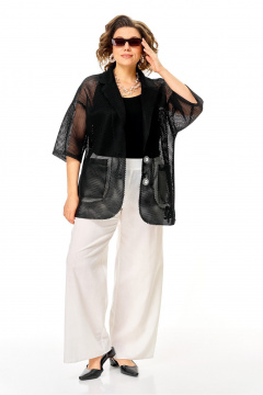 Жакет Anastasia м-1349 черный - фото 4