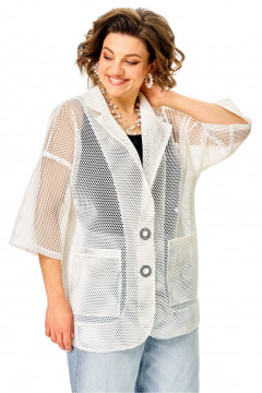 Жакет Anastasia м-1349 молочный - фото 2