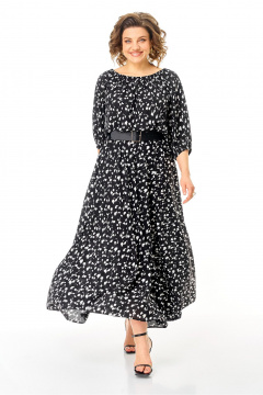 Платье Anastasia м-1237.2 черный - фото 2