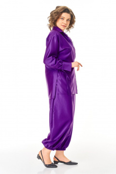 Блуза, брюки Anastasia м-1358 королевский-пурпурный - фото 5