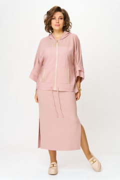 Джемпер, юбка Anastasia м-1224.1 пудровый - фото 1