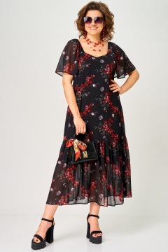 Платье EVA GRANT 7246 принт_цветок - фото 4