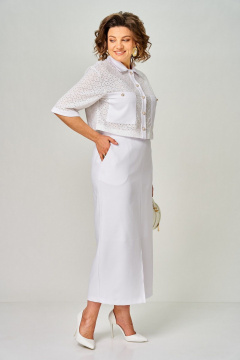 Жакет, юбка Svetlana-Style 2345 белый - фото 5