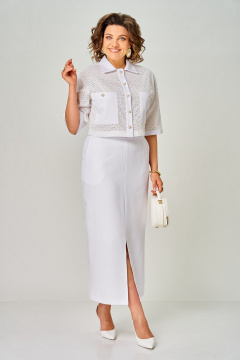 Жакет, юбка Svetlana-Style 2345 белый - фото 1