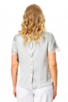 Блуза Condra 16309 светло-серый - фото 2
