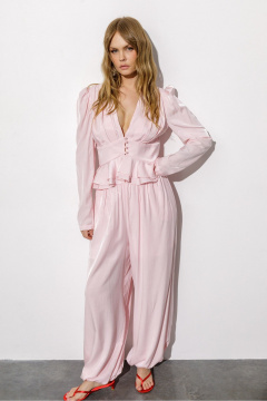 Блуза, брюки PiRS 6711 розовый - фото 4