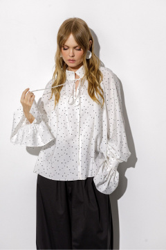 Блуза PiRS 6718 белый - фото 5