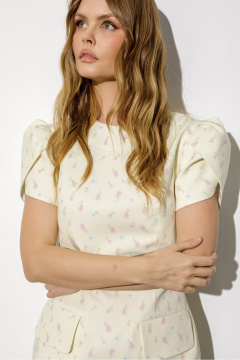 Платье PiRS 6749 сливочный - фото 2