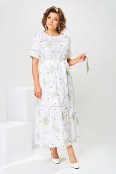 Платье Romanovich Style 1-2823 зелёный - фото 4