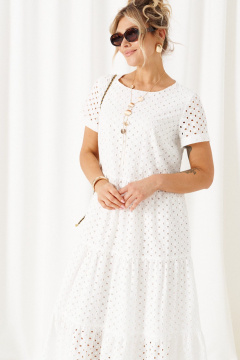 Платье Beautiful&Free 6462 белый - фото 4