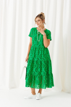 Платье Beautiful&Free 6462 зеленый - фото 3