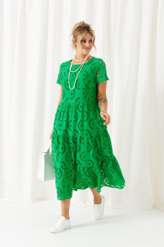 Платье Beautiful&Free 6462 зеленый - фото 2