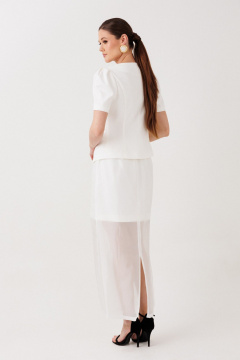 Жакет, юбка ERTANNO 10141022 молочный - фото 2