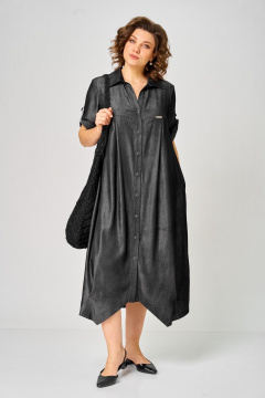 Платье Michel chic 2198 ночной графит - фото 3