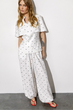 Блуза PiRS 6775 белый - фото 2