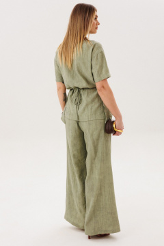 Блуза, брюки Fantazia Mod 5405 олива - фото 3