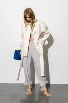 Тренч PiRS 6798 сливочный - фото 5