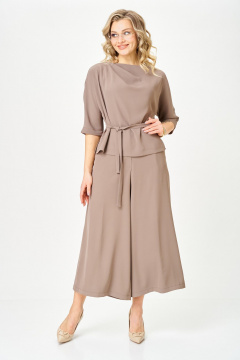 Блуза, брюки TVIN 7873 бежевый - фото 3