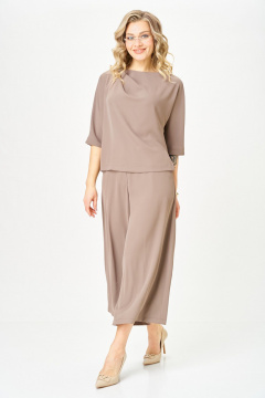 Блуза, брюки TVIN 7873 бежевый - фото 2