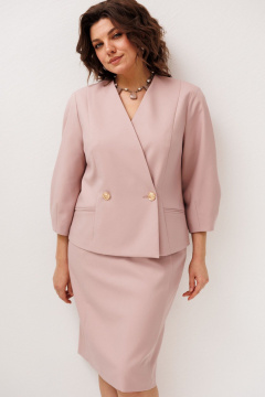 Жакет, юбка Anelli 1844 розовая-зарянка - фото 3