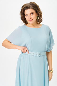 Платье Slaviaelit 568 голубой - фото 4