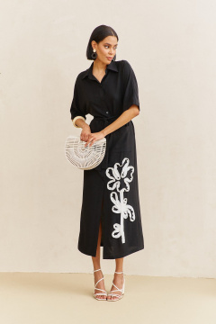 Платье FLAIM 2098 черный - фото 3