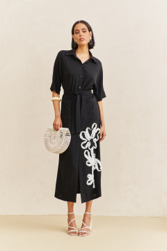 Платье FLAIM 2098 черный - фото 2