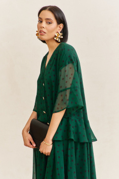 Платье FLAIM 2110.02 зеленый - фото 4