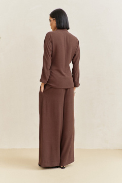 Брюки, жакет FLAIM 2115 коричневый - фото 5