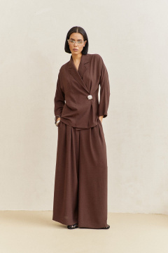 Жакет FLAIM 2116 коричневый - фото 3